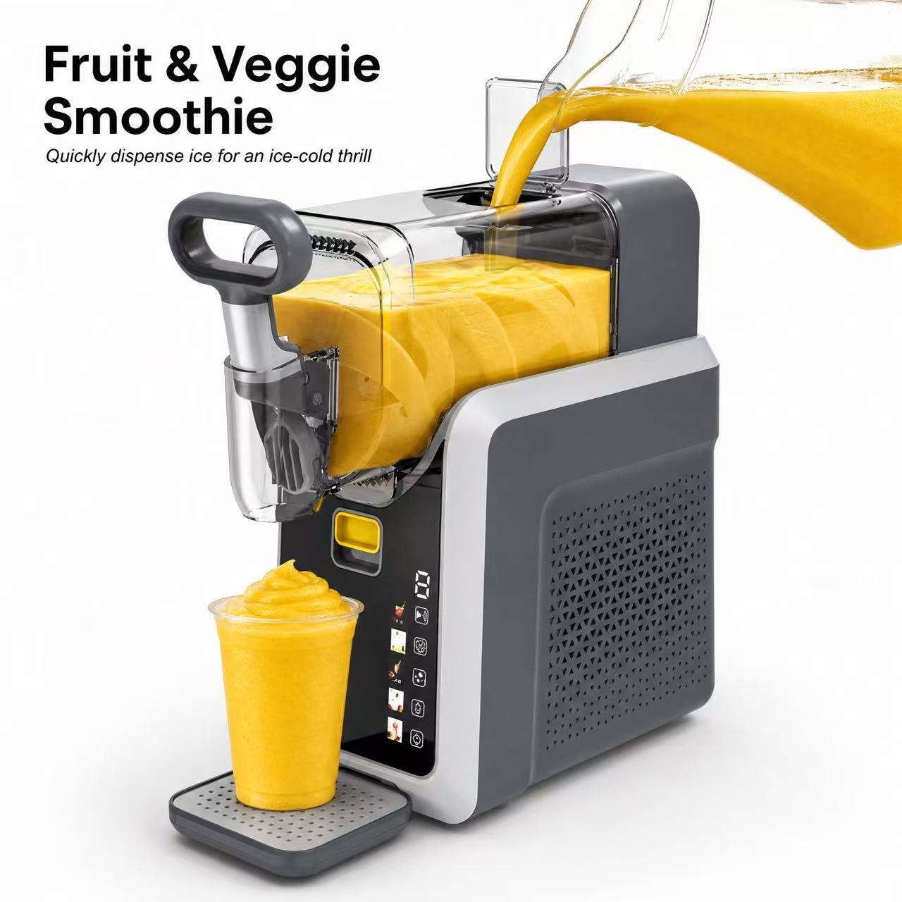 5-in-1 Slushy Machine & Soft Serve Ice Cream Maker