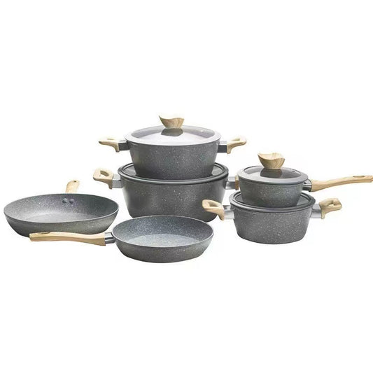 10-Piece Granite Stone Cookware Set