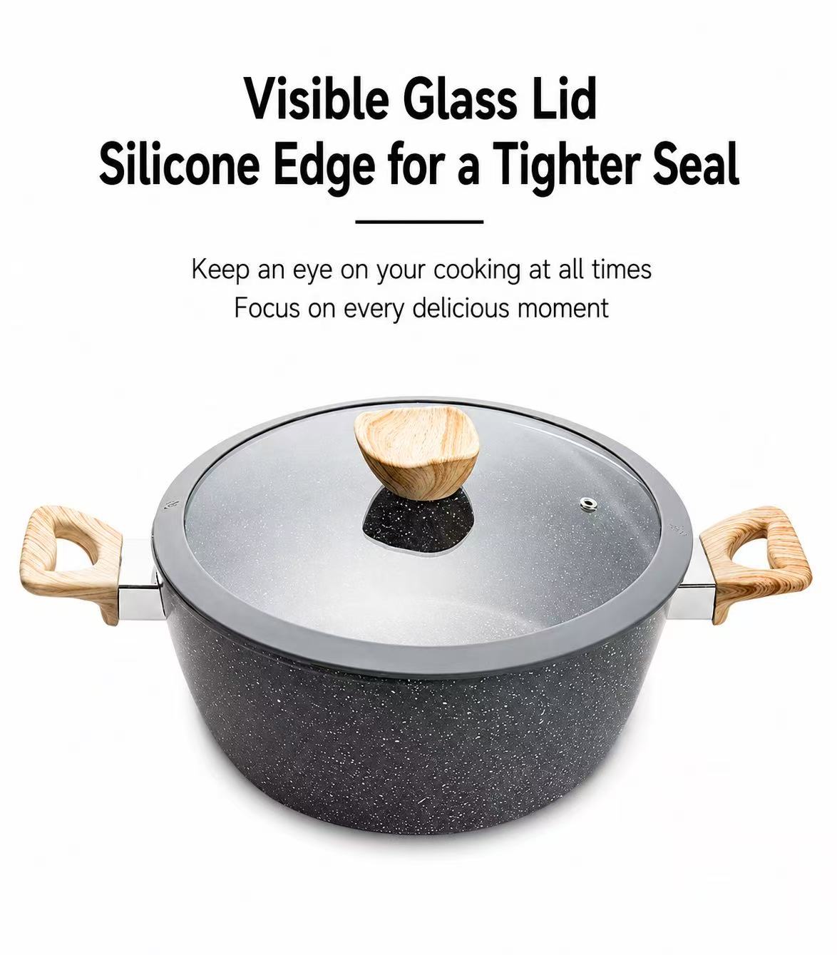 10-Piece Granite Stone Cookware Set