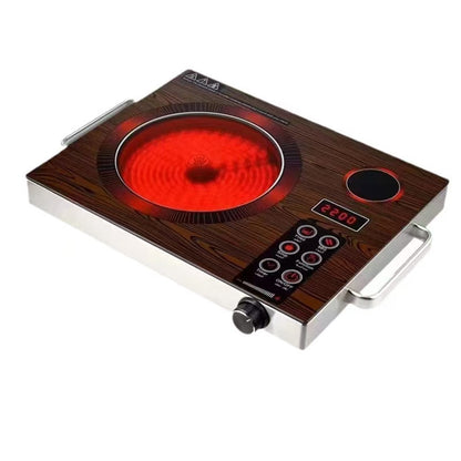 Portable Dual Electric Cooktop - 3600W Double Burner with Sensor Touch