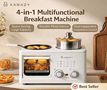 8L Dual-Layer Multifunctional Breakfast & Baking Machine