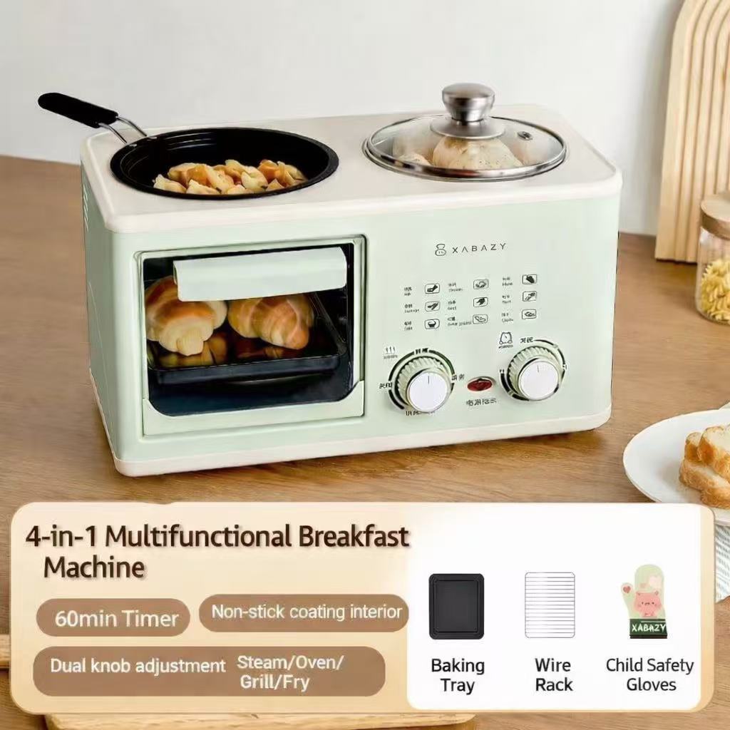 8L Dual-Layer Multifunctional Breakfast & Baking Machine