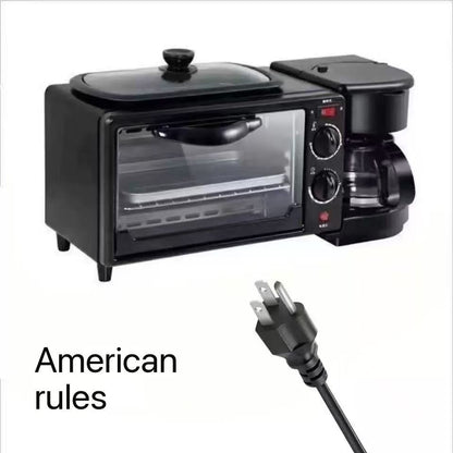 3-in-1 Breakfast Maker KW-206 | Oven + Frying Pan + Coffee Maker