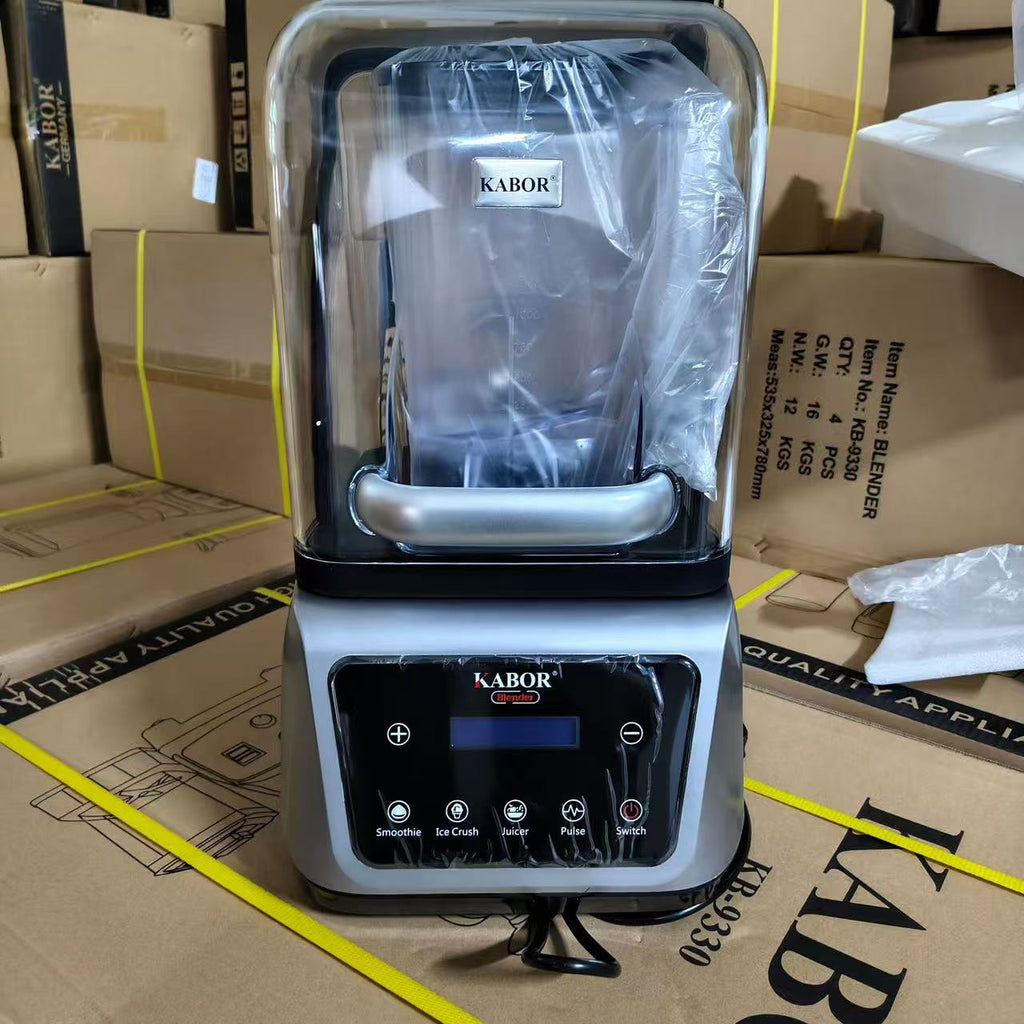 KABOR Pure Copper Soundproof Commercial Blender – Ultra-Quiet 5000W