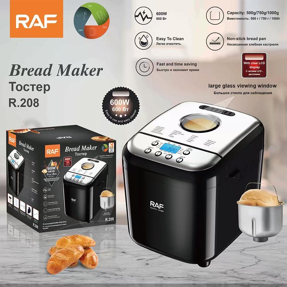 RAF R.208 Bread Maker – 600W Smart Home Bread Machine