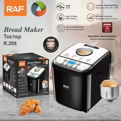 RAF R.208 Bread Maker – 600W Smart Home Bread Machine
