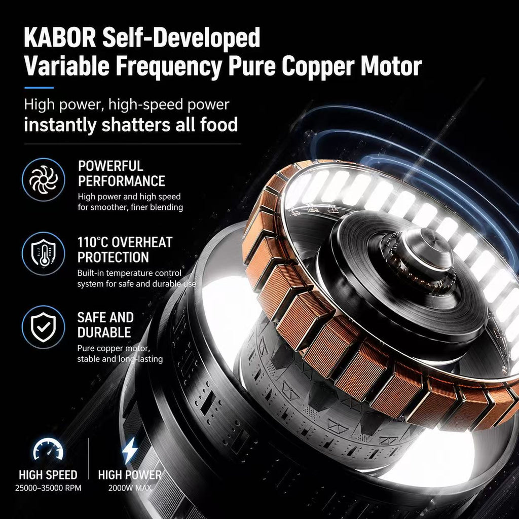 KABOR High Speed Blender KB-9833 – 8500W Professional Power