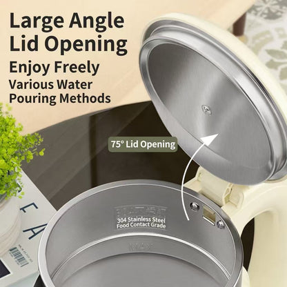 SAST Double-Wall Electric Kettle – Long-Lasting Heat Preservation.Stainless Steel