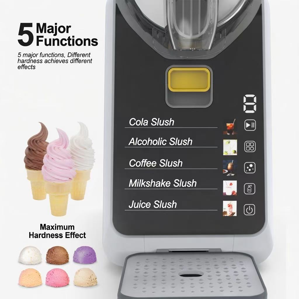 5-in-1 Slushy Machine & Soft Serve Ice Cream Maker