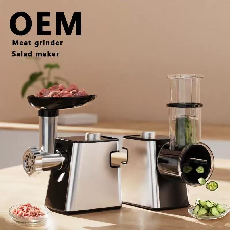 2-in-1 Electric Meat Grinder & Salad Maker