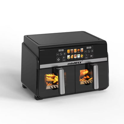 minMAX Dual Zone Air Fryer — 2400W, 6L+6L with Smart Touch Display
