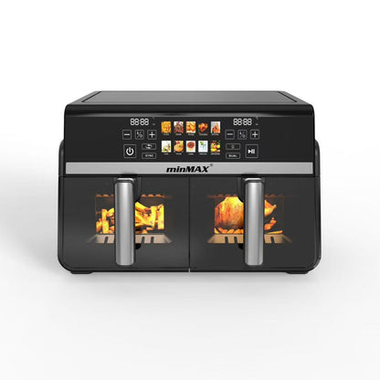 minMAX Dual Zone Air Fryer — 2400W, 6L+6L with Smart Touch Display